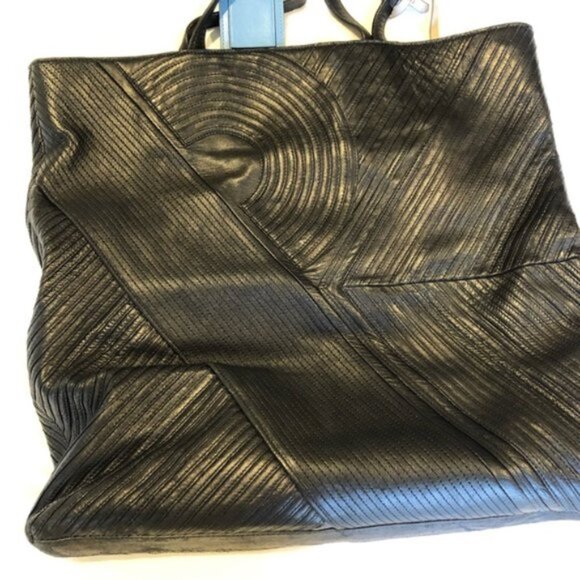 Reed Krakoff Black Leather Abstract Tote - Picture 3 of 8